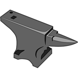 Download free grey anvil icon